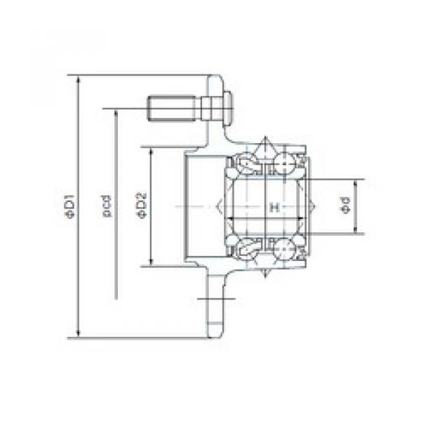 angular contact ball bearing installation F28BVV10-M3 NACHI #1 image