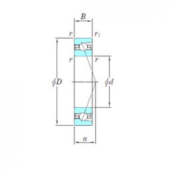 angular contact ball bearing installation HAR007CA KOYO #1 image