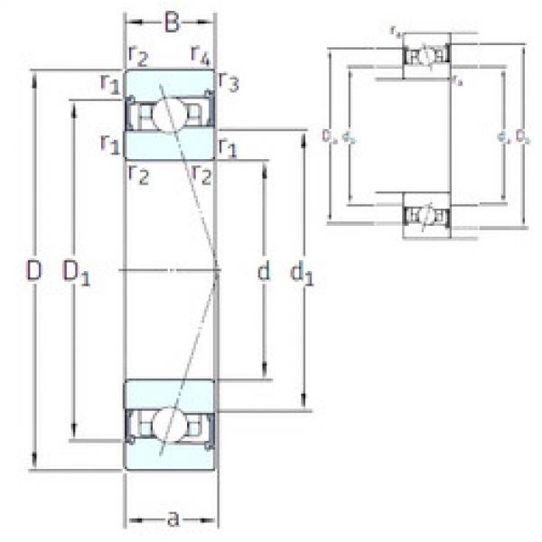 angular contact ball bearing installation HB55 /S/NS 7CE3 SNFA #1 image