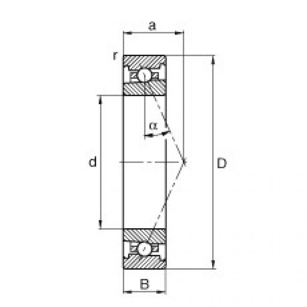 angular contact ball bearing installation HS7019-E-T-P4S FAG #1 image