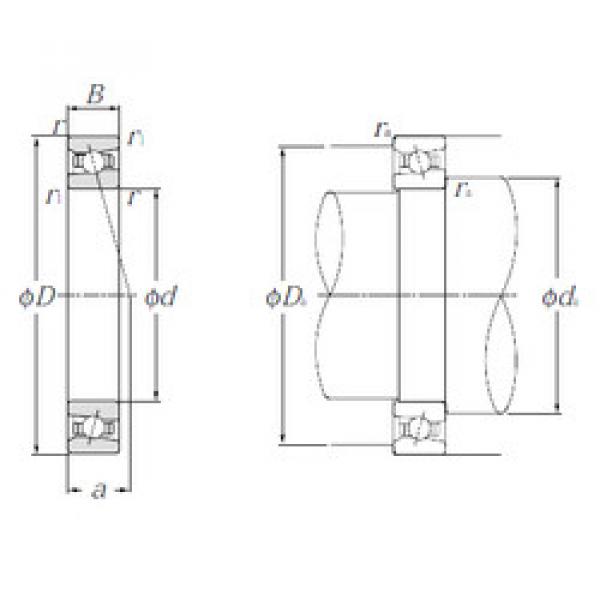 angular contact ball bearing installation HSB013C NTN #1 image