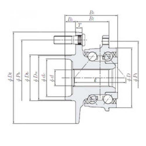 angular contact ball bearing installation HUB267-1 NTN #1 image