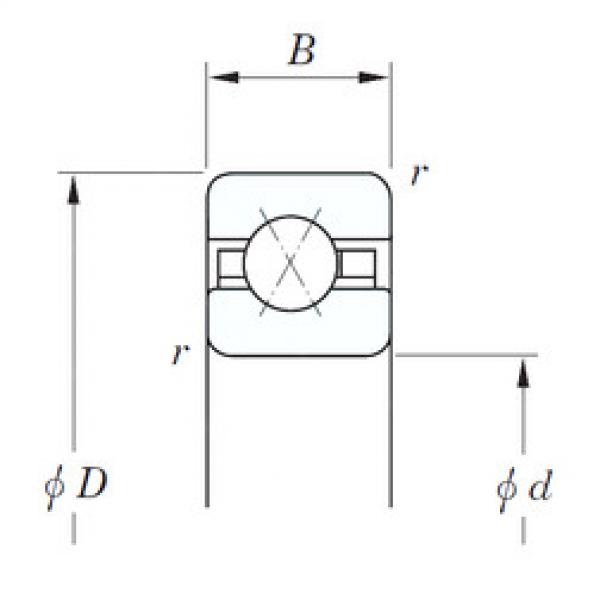 angular contact ball bearing installation KAX025 KOYO #1 image