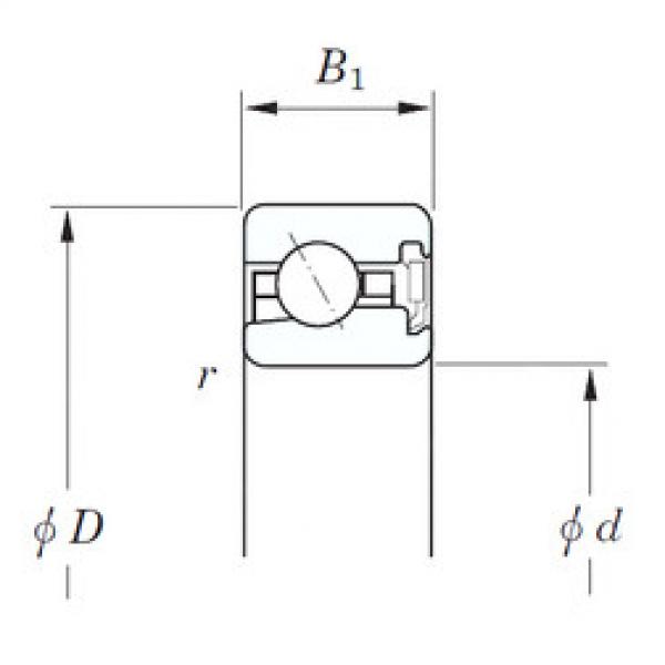 angular contact ball bearing installation KJA047 RD KOYO #1 image