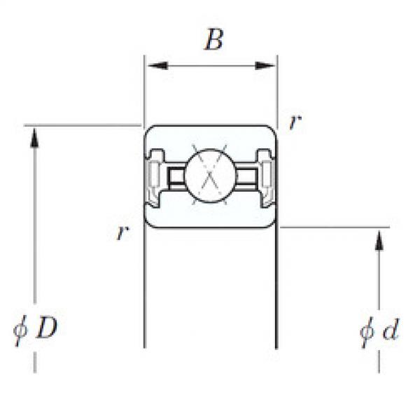 angular contact ball bearing installation KUX047 2RD KOYO #1 image