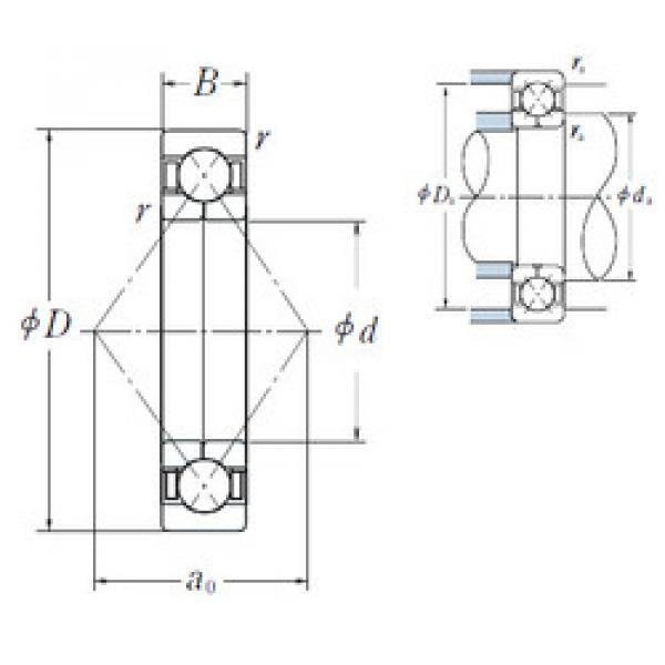 angular contact ball bearing installation QJ 1022 NSK #1 image