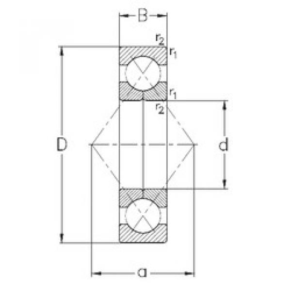 angular contact ball bearing installation QJ206-MPA NKE #1 image