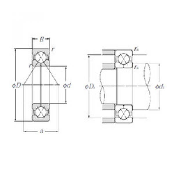 angular contact ball bearing installation QJ209 NTN #1 image