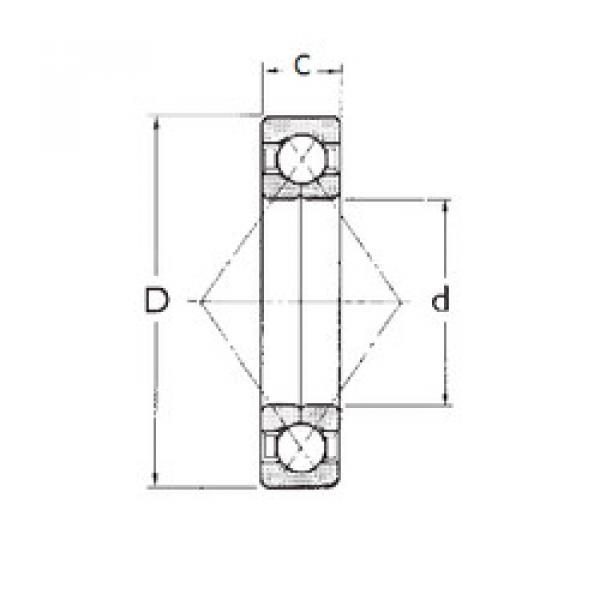 angular contact ball bearing installation QJ306 FBJ #1 image
