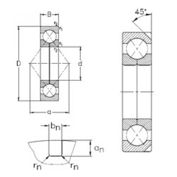 angular contact ball bearing installation QJ218-N2-MPA NKE #1 image