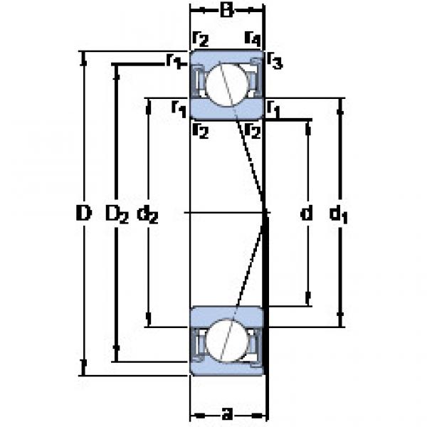 angular contact ball bearing installation S7000 CD/P4A SKF #1 image