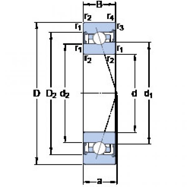 angular contact ball bearing installation S7006 ACB/P4A SKF #1 image