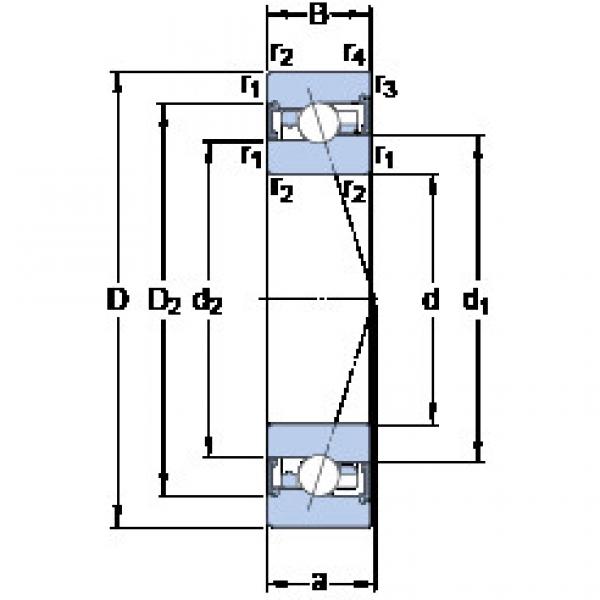 angular contact ball bearing installation S7005 FW/HC SKF #1 image