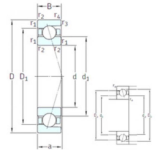 angular contact ball bearing installation SEA105 /NS 7CE1 SNFA #1 image