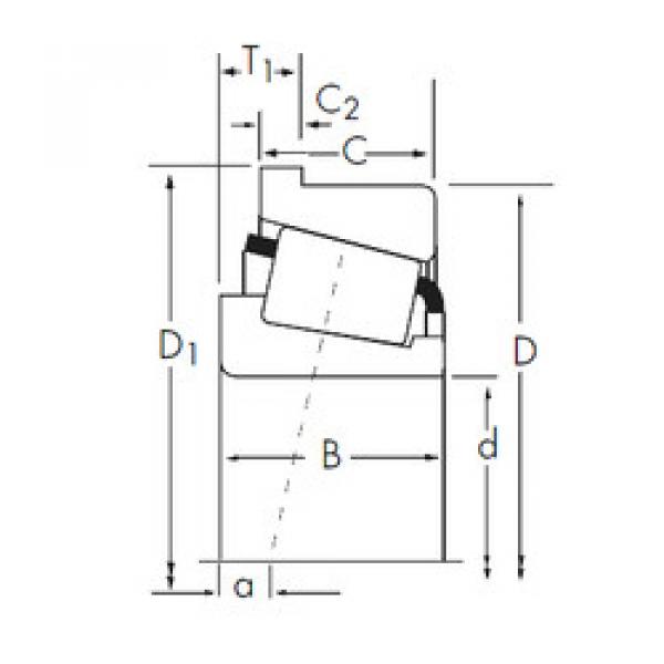 tapered roller bearing axial load 93708/93125-B Timken #1 image