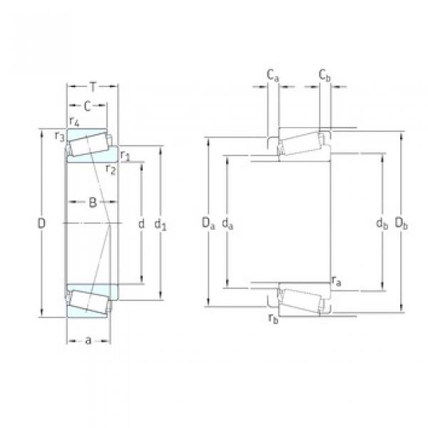 tapered roller bearing axial load E2.32022X SKF #1 image