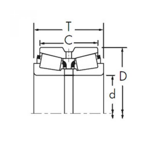 tapered roller thrust bearing 25570/25520D+X1S-25570 Timken #1 image