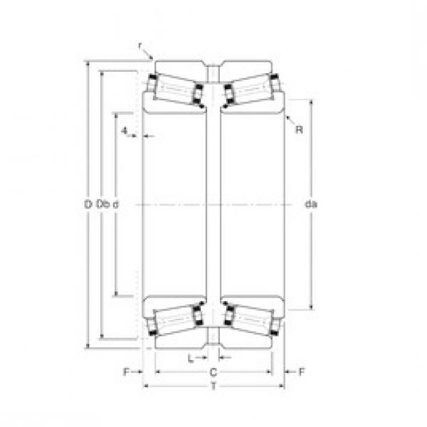 tapered roller dimensions bearings 382254X/382400XG Gamet #1 image