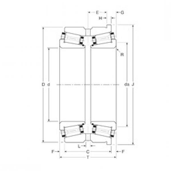 tapered roller dimensions bearings 382254X/382400XH Gamet #1 image