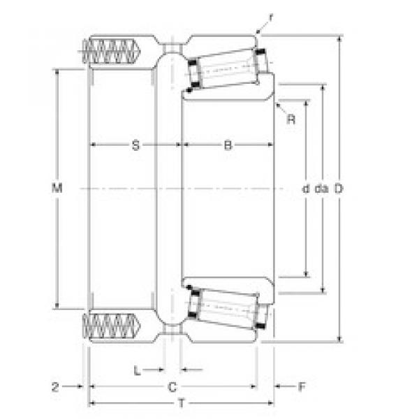 tapered roller dimensions bearings 70030/70062P Gamet #1 image