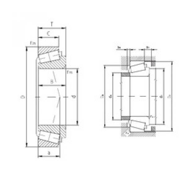 tapered roller bearing axial load 33206A ZVL #1 image