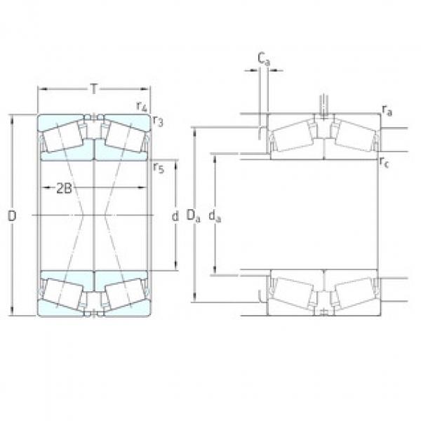 tapered roller dimensions bearings 33122/DF SKF #1 image