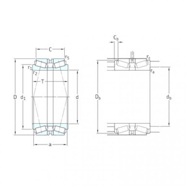 tapered roller thrust bearing 30217T71J2/QDB SKF #1 image