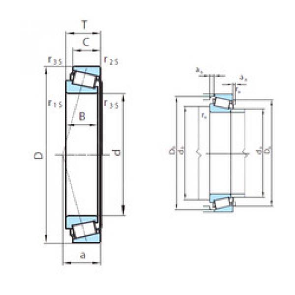 tapered roller bearing axial load PSL 611-306-2 PSL #1 image