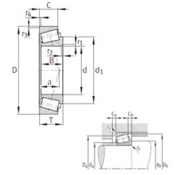 tapered roller bearing axial load AK47686-47620 FAG #1 image