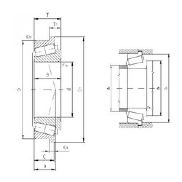 tapered roller bearing axial load BT1-0343A/Q ZVL #1 image