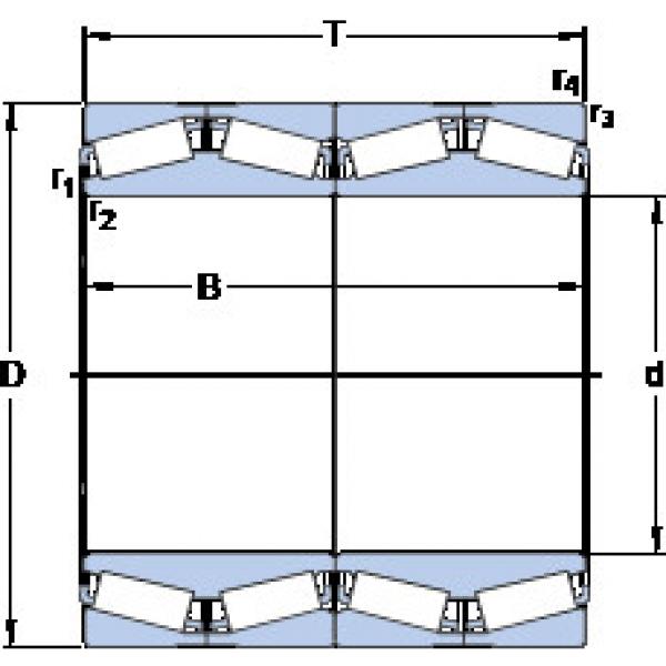 tapered roller bearing axial load BT4-8162 E8/C480 SKF #1 image