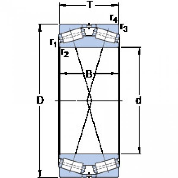 tapered roller bearing axial load BT2B 328306/HA4 SKF #1 image