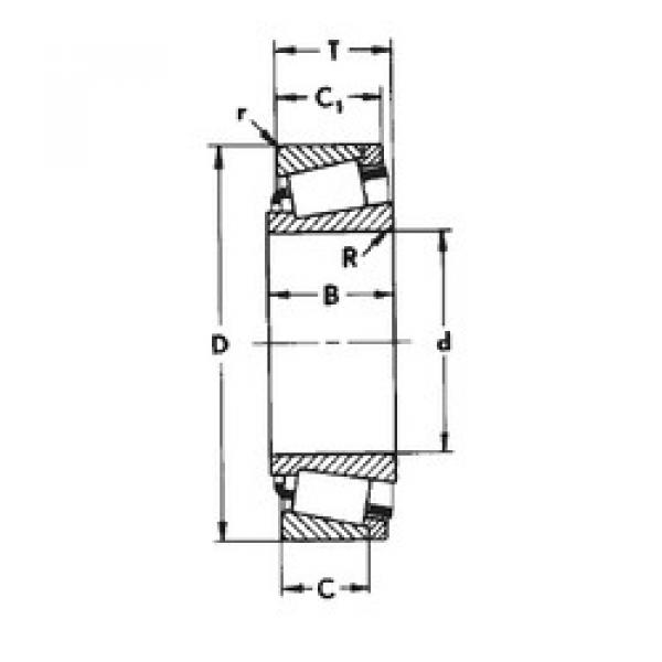 tapered roller bearing axial load U399/U360L PFI #1 image