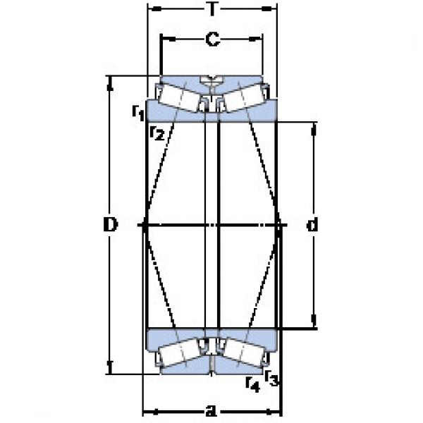 tapered roller bearing axial load BT2B 332448 SKF #1 image