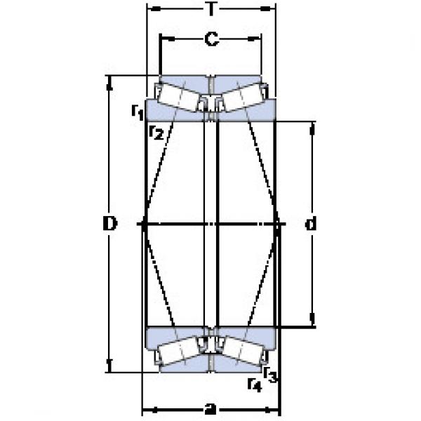 tapered roller bearing axial load BT2B 328383/HA1 SKF #1 image