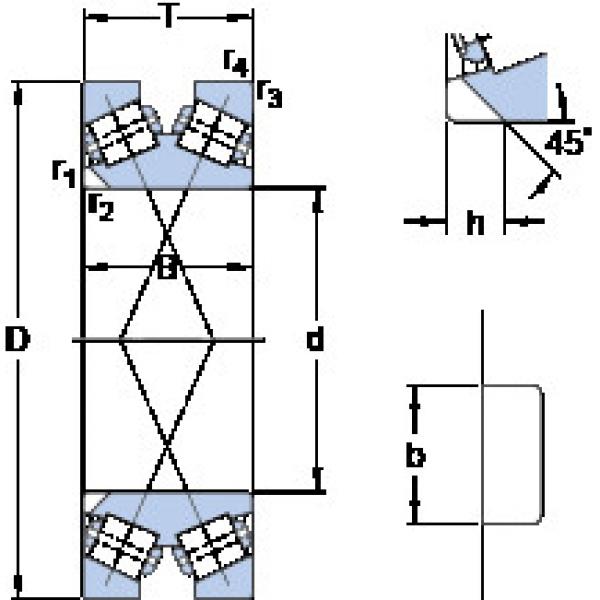 tapered roller dimensions bearings 332394 SKF #1 image