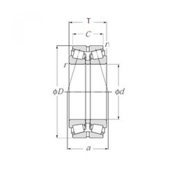 tapered roller dimensions bearings 430219XU NTN #1 image