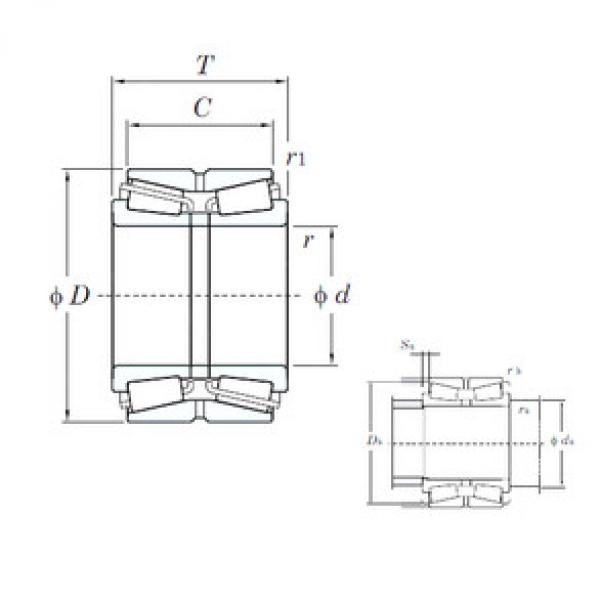 tapered roller dimensions bearings 46220A KOYO #1 image