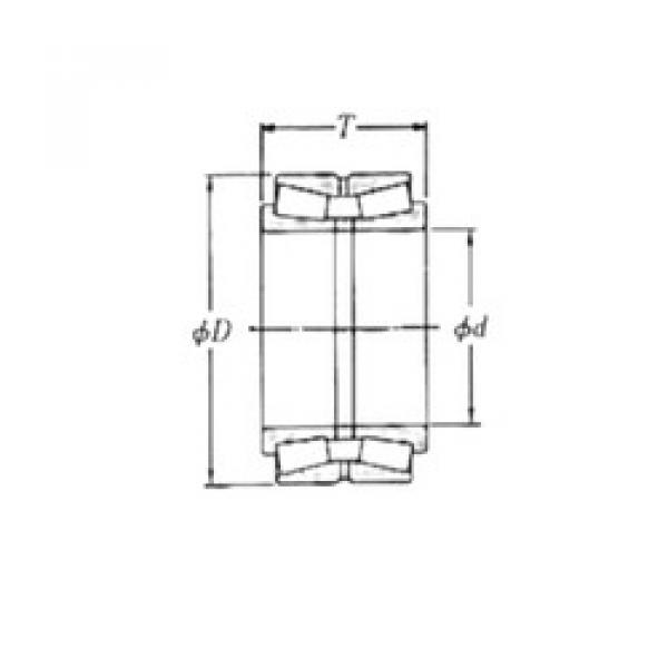 tapered roller dimensions bearings 46T090904 KOYO #1 image