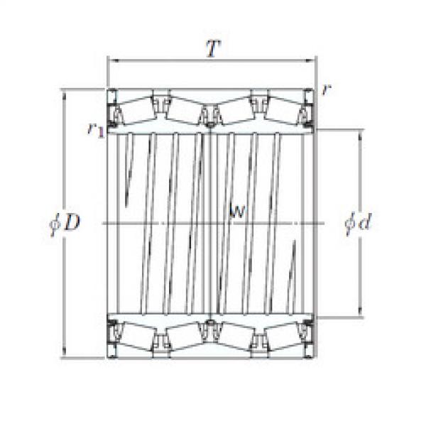 tapered roller dimensions bearings 47TS473320A KOYO #1 image