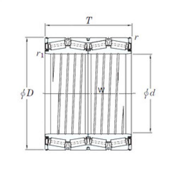 tapered roller dimensions bearings 47TS815533A KOYO #1 image