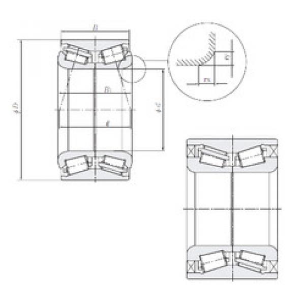 tapered roller bearing axial load ET-CRI-0678LLCS70/L260 NTN #1 image