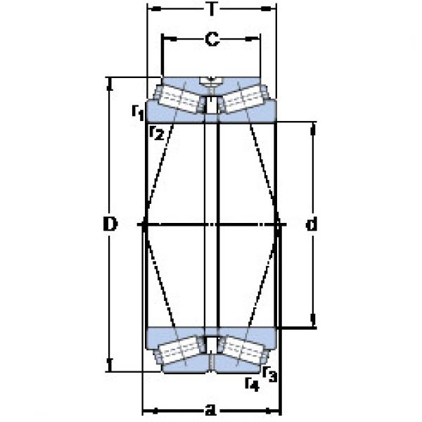 tapered roller bearing axial load BT2B 332447 SKF #1 image