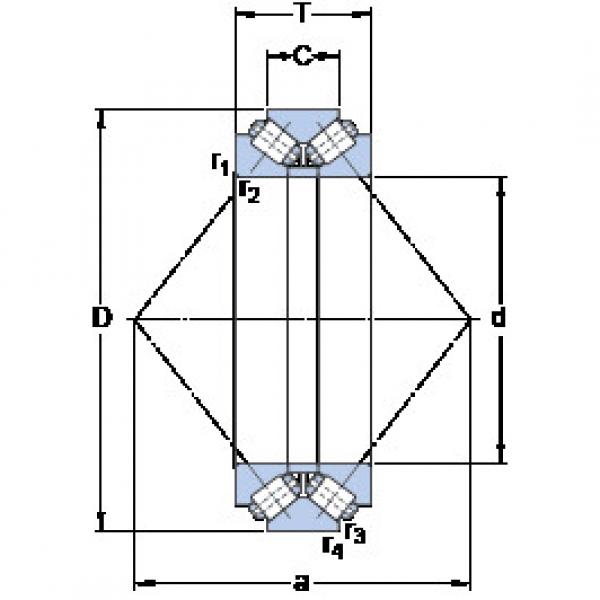 tapered roller bearing axial load BT2B 332673/HA4 SKF #1 image