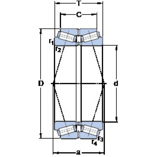 tapered roller bearing axial load BT2B 328304/HA4 SKF #1 image