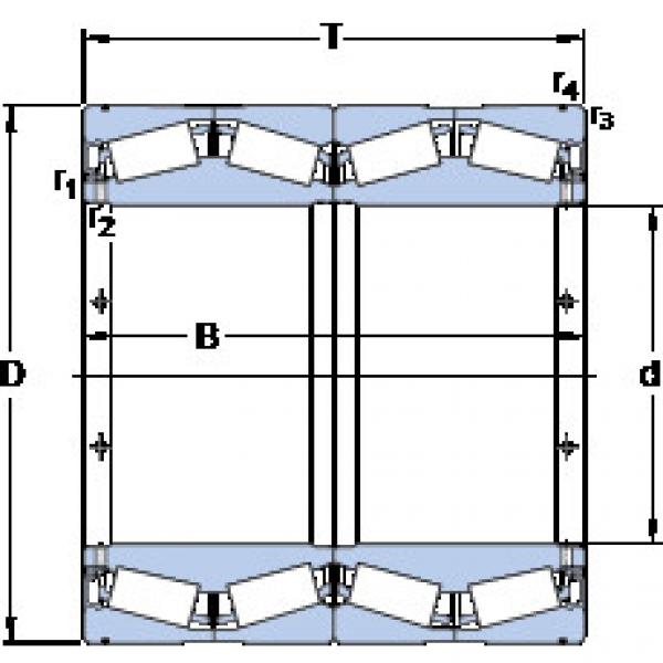 tapered roller bearing axial load BT4-8017/HA1C600VA941 SKF #1 image