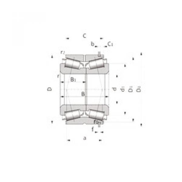 tapered roller bearing axial load FC12402H100 SNR #1 image