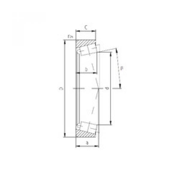 tapered roller bearing axial load I-90921 ZVL #1 image