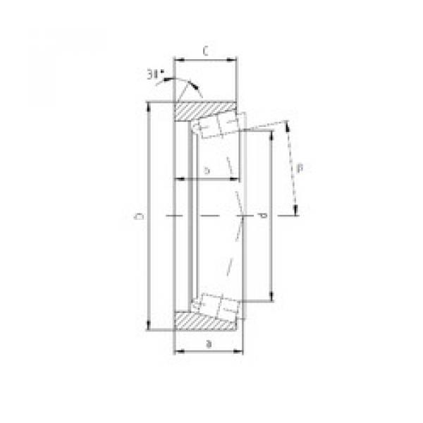 tapered roller bearing axial load PLC64-3 ZVL #1 image