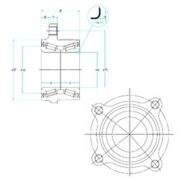 tapered roller bearing axial load ZA-/H0/50KWH02A-Y-01 NSK #1 image